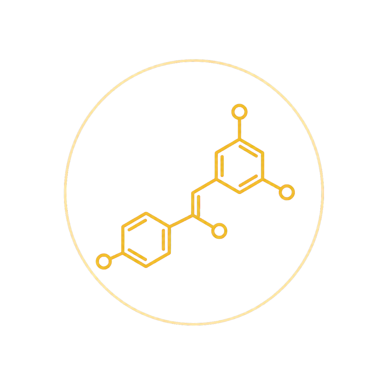 Line-Icon für Trans-Resveratrol