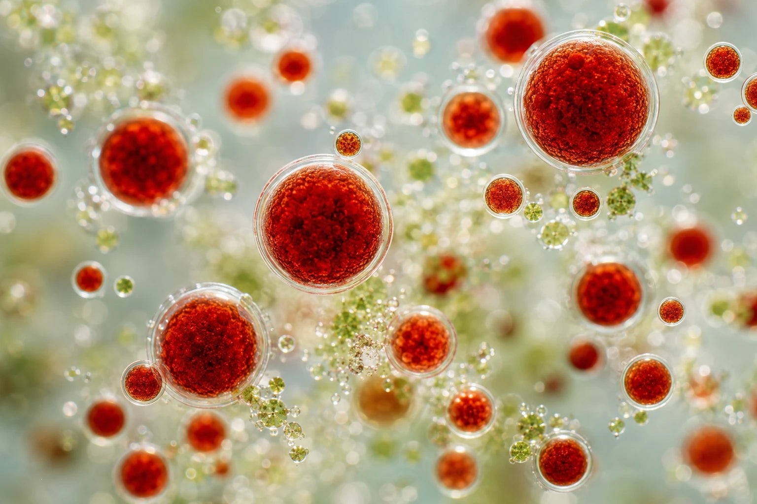Blutregenalgen als natürliche Quelle für Astaxanthin